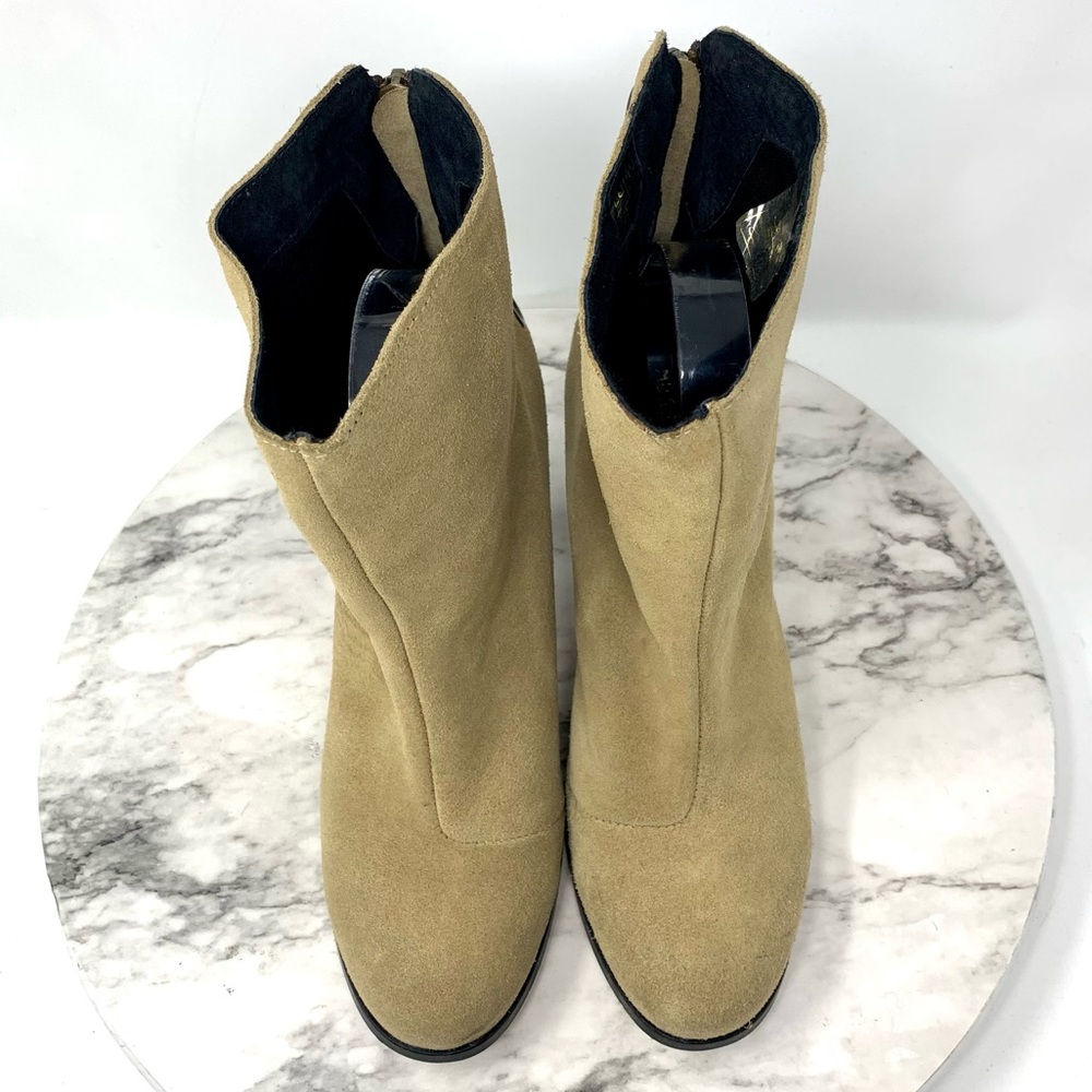Musse & Cloud Millie Grommet Suede Booties 9 Bohemian Chunky Coquette Girl Retro - Picture 5 of 16